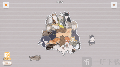挤在一起的猫猫去广告版