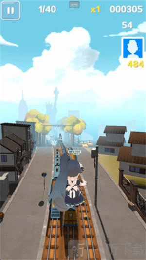 蔚蓝跑酷
