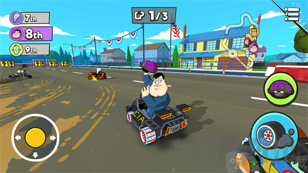 Warped Kart Racers比賽畫面
