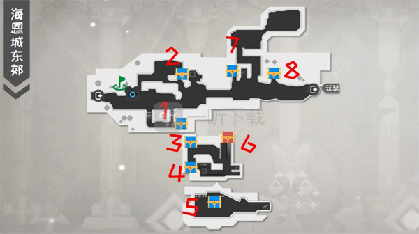 火环尼芙海姆全宝箱藏品位置一览