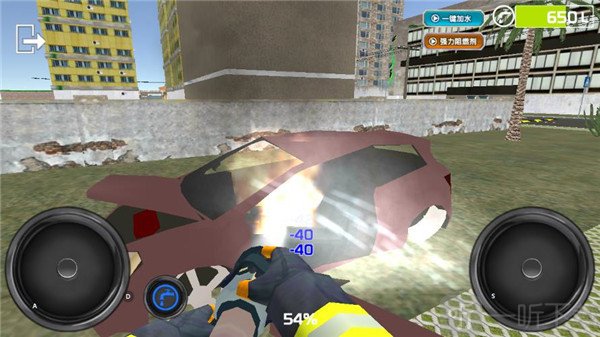 消防车救火模拟器