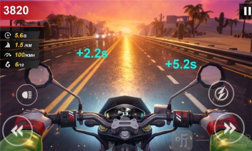 摩托车手公路赛