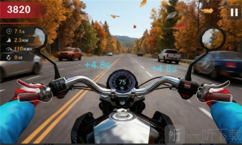 摩托车手公路赛