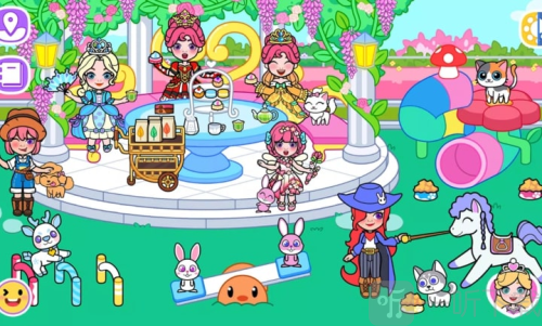 冰雪公主世界城堡娃娃屋派对