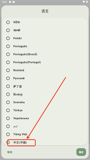 Neo Store选择中文