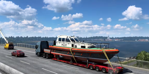 引航船运输示意图