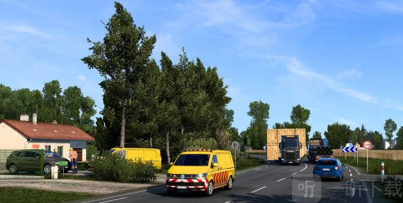 巨型高科技部件运输示意图