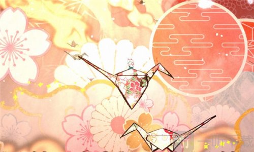 波与月夜之青莲