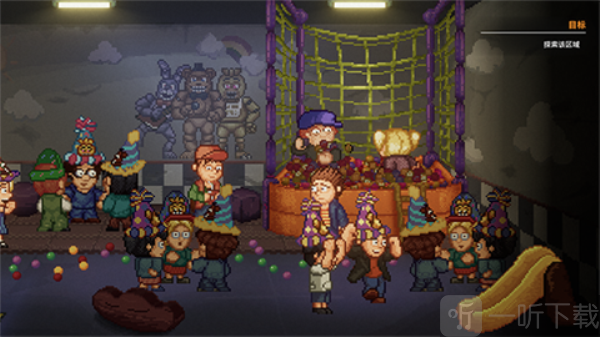 玩具熊五夜后宫陷入球池