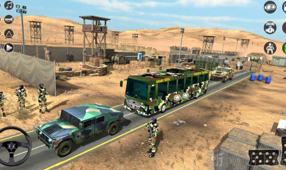 陆军巴士模拟器巴士驾驶