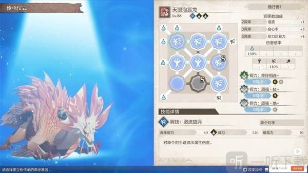 怪物猎人物语天眼泡狐龙基因搭配