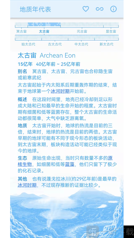 地质年代表