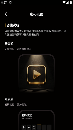 静影隐私播放器截图