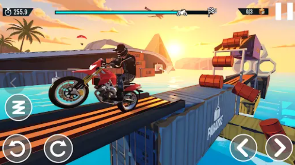 交通特技越野摩托车赛截图