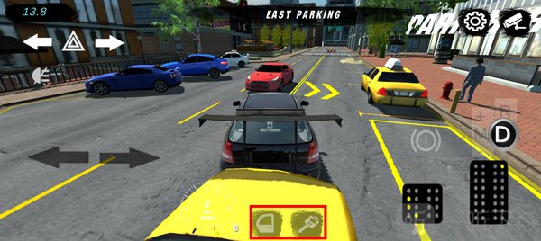 手动挡停车场上车下车启动按钮 功能说明图