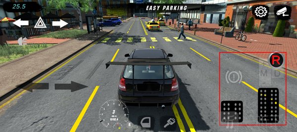 手动挡停车场油门刹车档位按钮 驾驶操作讲解