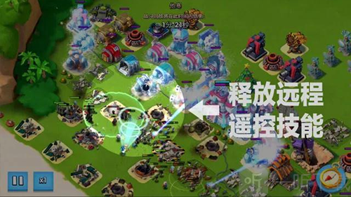 伊娃斯巴克远程控制防御建筑技能效果图