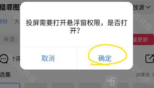 星空影视免费版开启投屏权限与悬浮窗授权操作截图