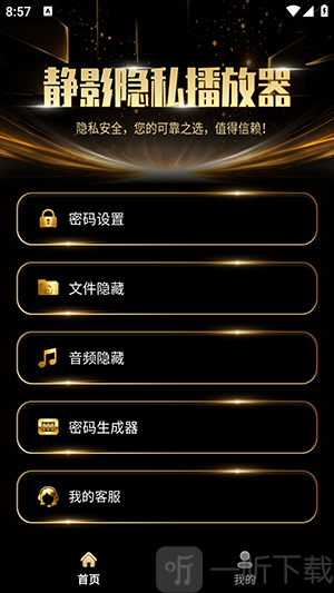 静影隐私播放器