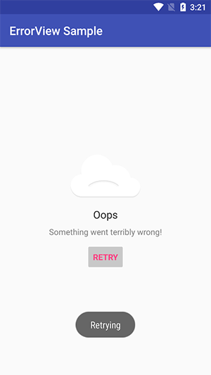 ErrorView Sample截图