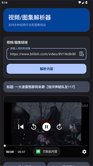 视频解析器截图