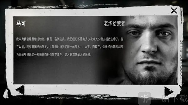 这是我的战争马可角色介绍_大背包搜刮角色