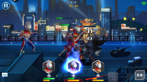 奥特曼英雄归来战斗界面_释放大招技能时机