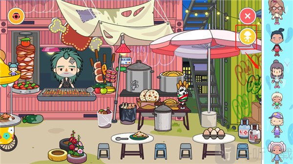 米加小镇人物创建界面