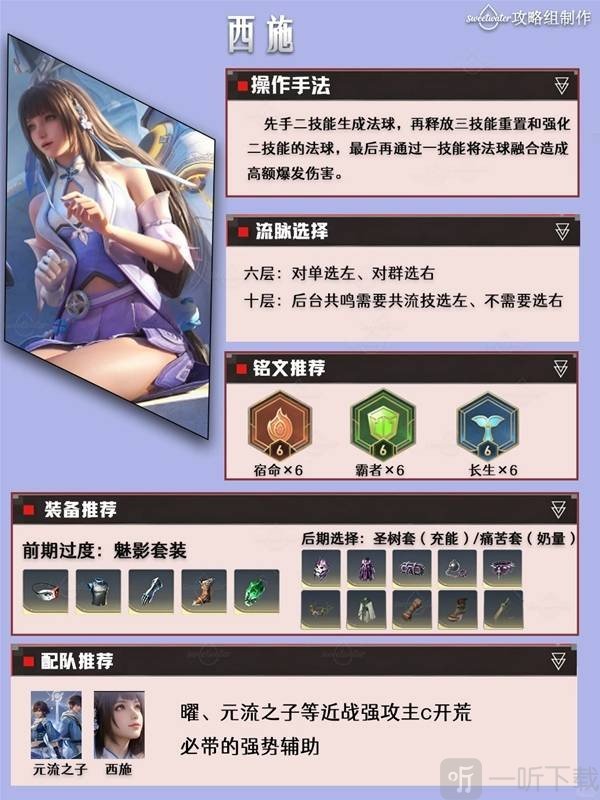 王者荣耀世界西施技能介绍 王者荣耀世界西施培养指南