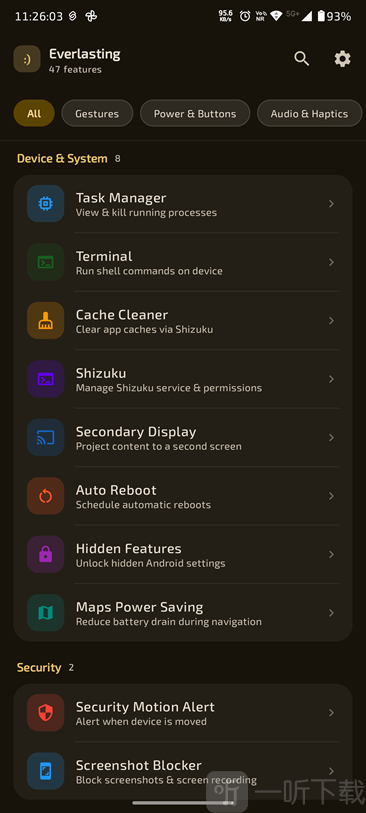 Everlasting Android Tweak