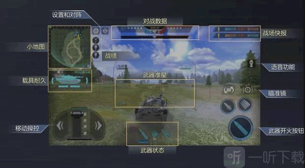 巅峰坦克战场界面说明
