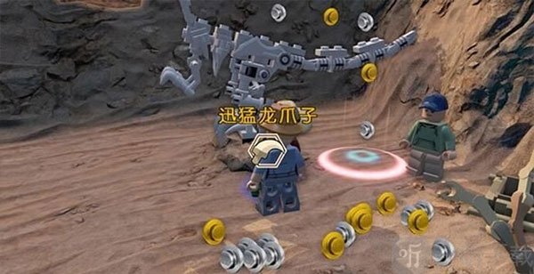 乐高侏罗纪公园隐藏收集要素展示