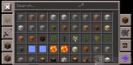 Minecraft工具界面示意图