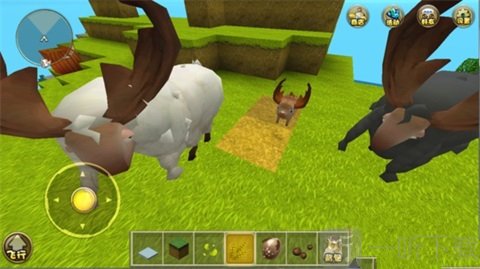 迷你世界牛的喂养与圈养展示