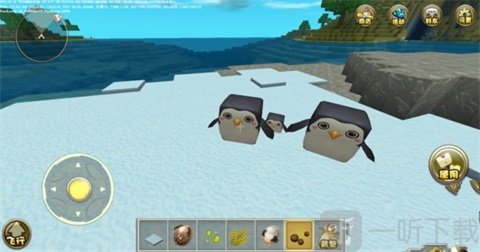 迷你世界企鹅喂养与繁殖展示