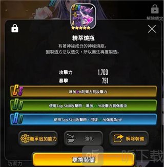 天命之子角色附魔属性示意图