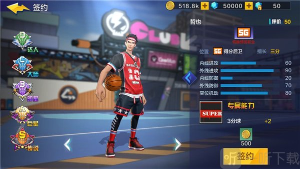 得分后卫外线投篮与跑位技巧