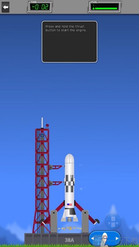 太空宇航局火箭发射界面
