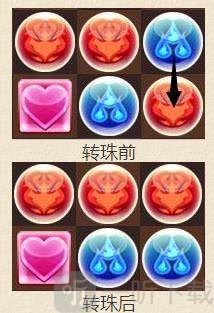 智龙迷城三连消除基础示意图