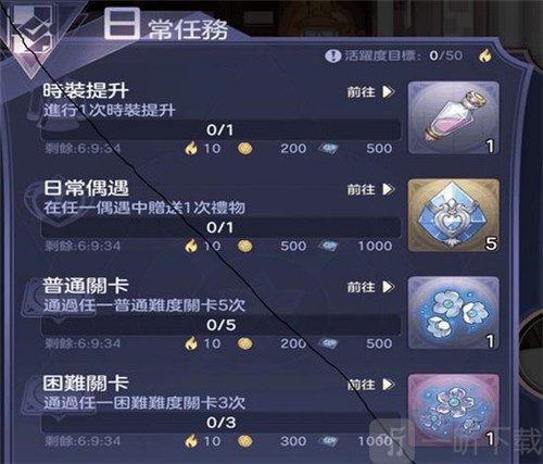 少女的王座羁绊系统界面展示