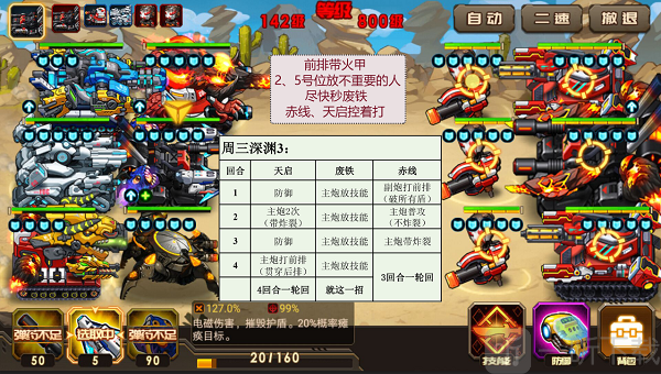 合金机兵深渊3周三关卡示意图