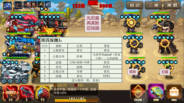 合金机兵深渊3周四关卡示意图
