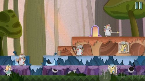 纸片少女1-2关场景布局