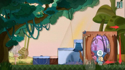 纸片少女进入新场景