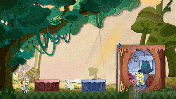 纸片少女游戏主界面展示