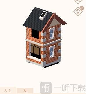 我爱拼模型裁缝铺A1拼装步骤示意图