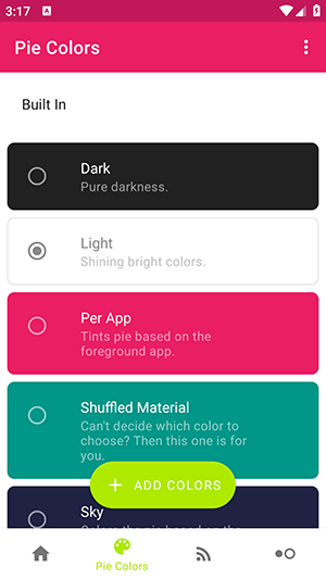 Pie Controls
