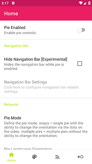 Pie Controls