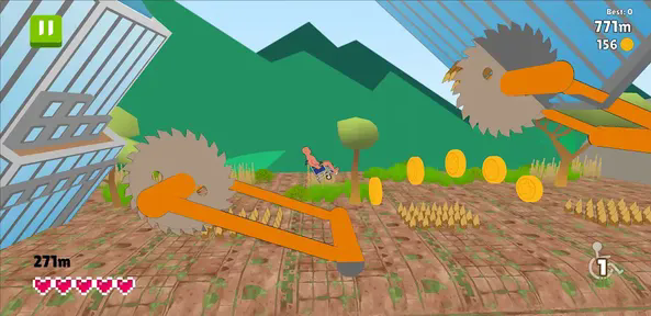 跳跃狂奔