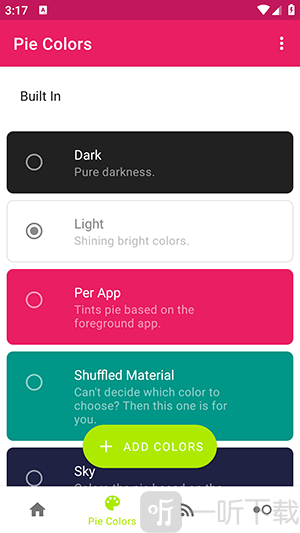 Pie Controls